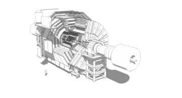 The first image in the series, showing the full CMS detector