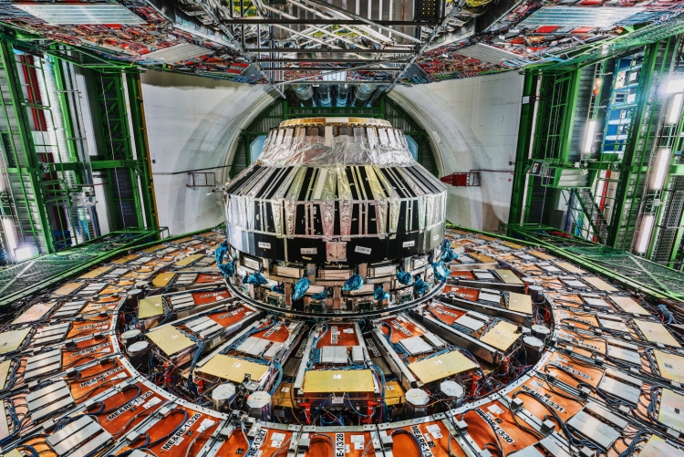 The CMS detector. Credit CERN
