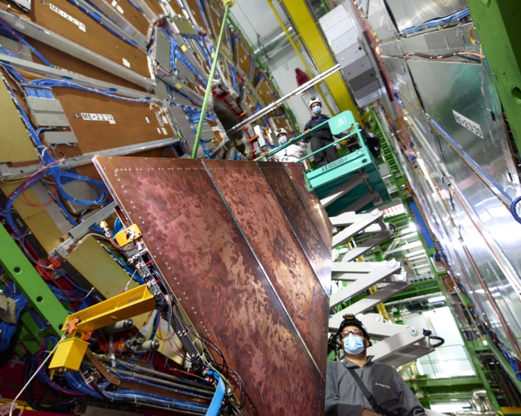 GEM chamber, GE2/1 demonstrator, ready to be installed in the CMS detector.