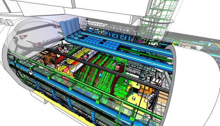 3D modeling will help plan activities (process design, sequence of operations) during LS2 and LS3.