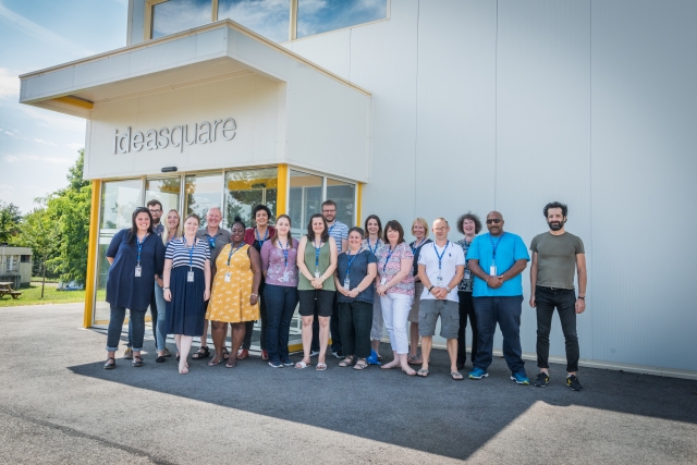 The UK Playing with Protons 2017 team (Image: Sophia Bennett/CERN)