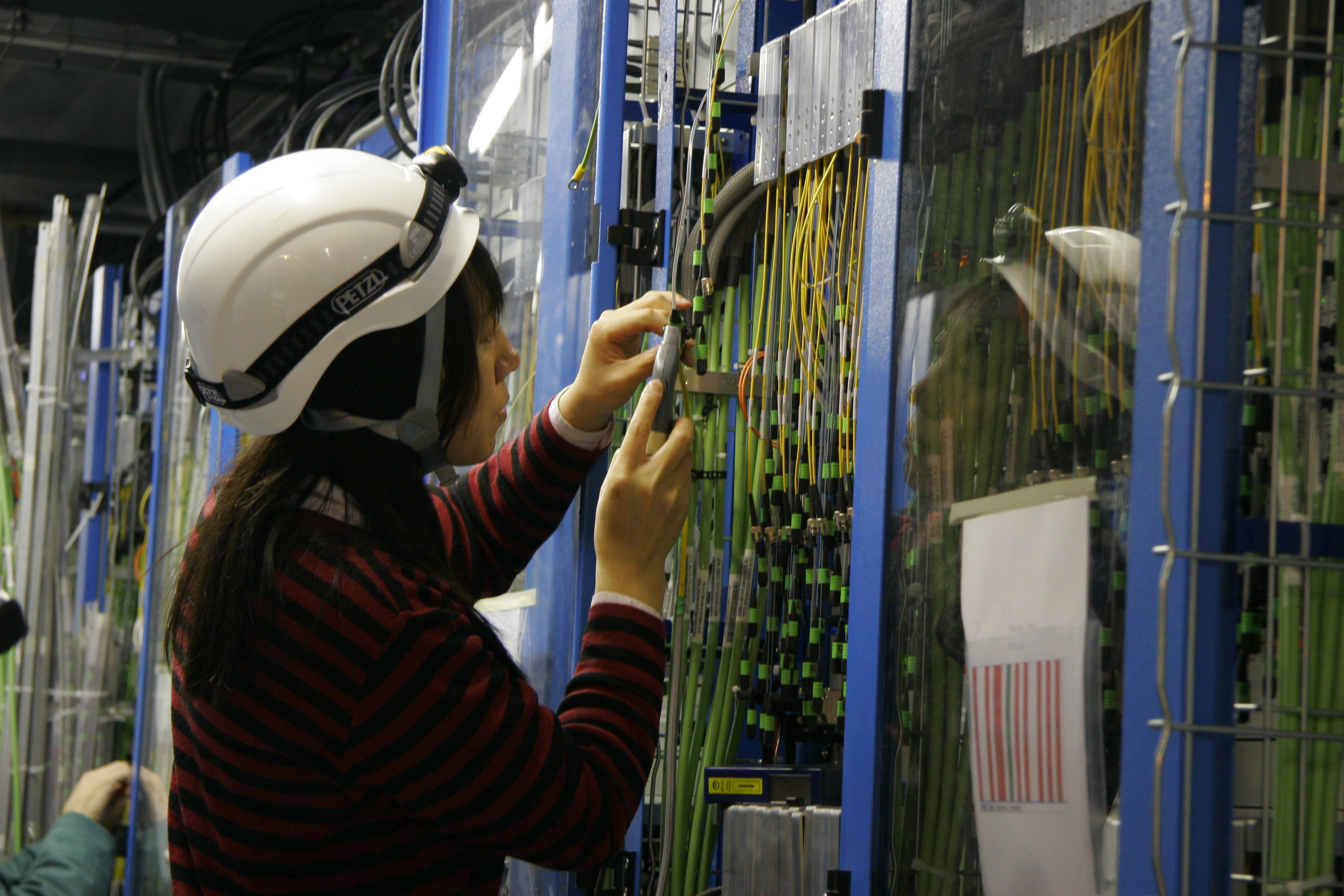 Fibres for the data acquisition system