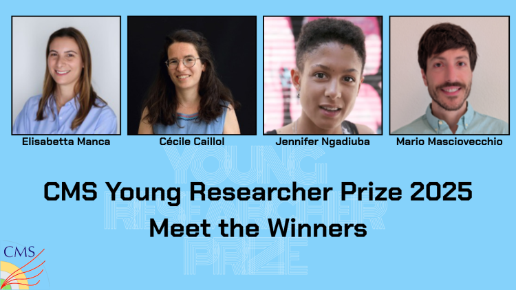 The winners of the 2025 CMS Young Researcher Prize