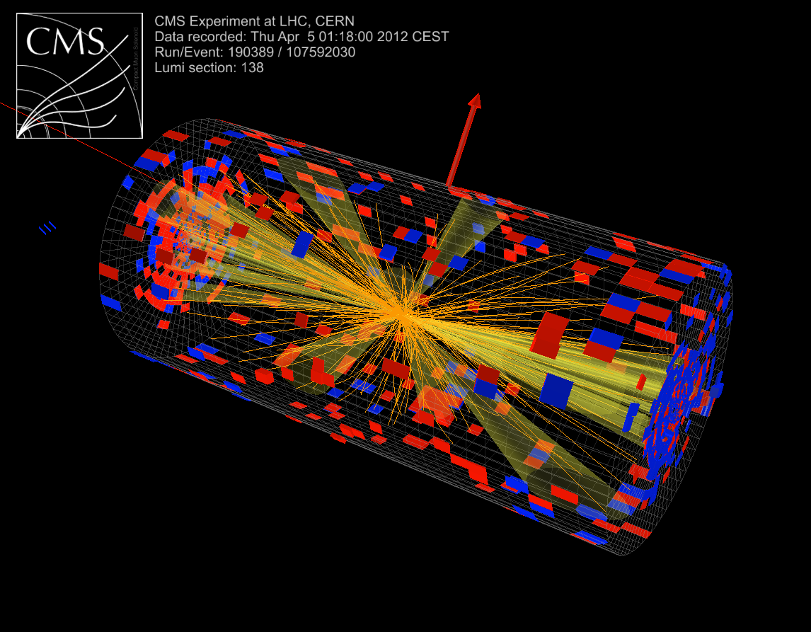 First pp collisions at 8 TeV observed in CMS