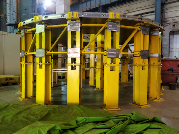 The pre-assembly of the first HGCAL endcap absorber structure has now started in Pakistan.