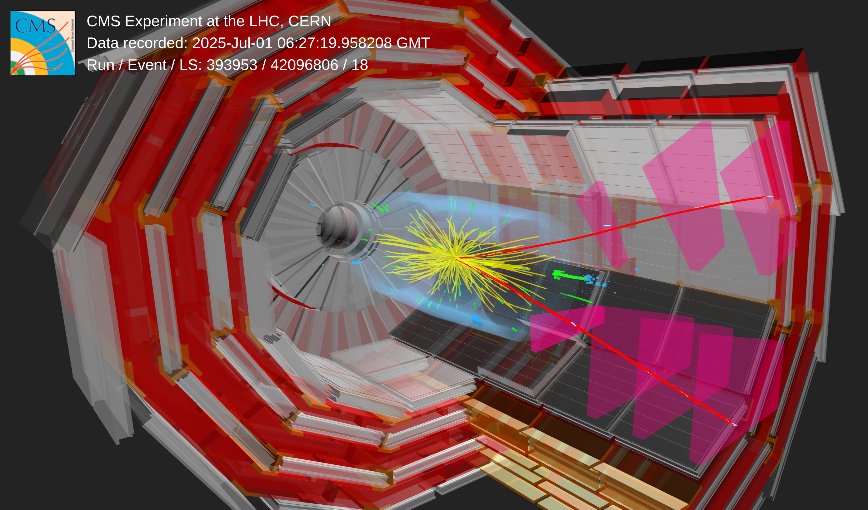proton-oxygen collision event