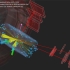 Display of a candidate event recorded by the CMS detector.
