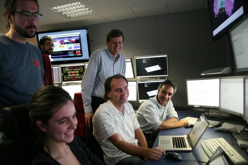 the CMS control room at point 5